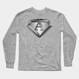 Steel Plated Diamond Shaped A Long Sleeve T-Shirt